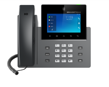 Grandstream GXV3350 Android IP Video Phone with POE & GSM Support 5 Inch 1280x720 Capacitive Touch Screen
