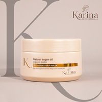 Masker Rambut Minyak Argan OEM untuk Rambut Kering Formula Perawatan Intensif Anti Frizz Kondisioner Mendalam OEM Label Pribadi Masker Rambut Biotin