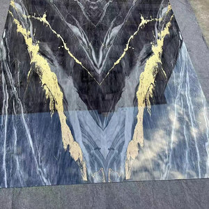 Lámina de Plástico Impermeable de Alto Brillo UV, Lámina de PVC de Alto Brillo con Aspecto de Mármol para Decoración de Paredes, Venta al por Mayor de Fábrica - Product Image 4