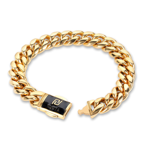 Nuoya Jewelry <span class=keywords><strong>collana</strong></span> placcata in oro gioielli <span class=keywords><strong>collana</strong></span> con catene da <span class=keywords><strong>uomo</strong></span> personalizzate in oro 18 carati <span class=keywords><strong>catena</strong></span> cubana in acciaio inossidabile per <span class=keywords><strong>uomo</strong></span> - Product Image 5