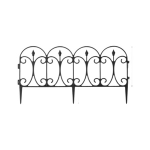 Panel de valla de plástico estilo europeo para jardín, cerca decorativa para exteriores, fácil montaje para uso en patio y jardín. - Product Image 1