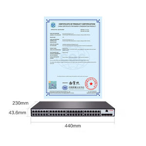 Commutateur Ethernet Gigabit H3C S1850V2-52P-EI à 52 ports, capacité de commutation de 336 Gbit/s, taux de routage de 108 Mpps, QoS, SNMP, réseau empilable - Product Image 6
