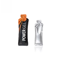 Sacs en plastique personnalisés avec logo imprimé, en forme de bouteille irrégulière, en aluminium, pour l'emballage de boissons énergisantes et de gels