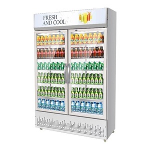 Siêu thị đơn nhiệt độ dọc tủ đông Showcase thẳng đứng Máy làm lạnh tủ lạnh hiển thị trường Hợp Tủ đông thiết bị cửa kính - Product Image 6