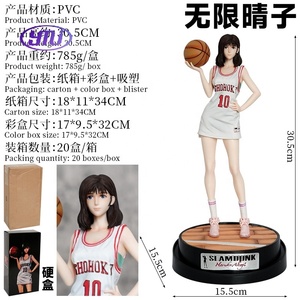 รูปปั้นอะนิเมะสแลม <span class=keywords><strong>Dunk</strong></span> รูปปั้นการ์ตูนญี่ปุ่นรูปปั้นหุ่นพีวีซีตุ๊กตาหุ่นของเล่น Mitsui Hisashi GK Haruko akagi รูปปั้นอะนิเมะ - Product Image 6