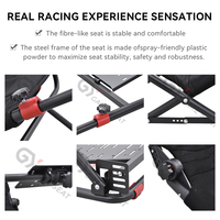 GY070  Siège de simulation de course automobile, cockpit de jeu, volant de simulation pour Thrustmaster T150RS, Logitech G25, G27