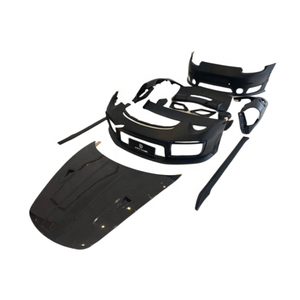 Pour Porsche 992 Turbo S <span class=keywords><strong>Techart</strong></span>, contour le pare-chocs avant, les jupes latérales du pare-chocs avant et le becquet arrière. - Product Image 6