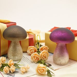 Newly Arrived Glass <b>Mushroom</b> Crafts <b>Christmas</b> Tabletop <b>Ornament</b> - Product Image 3
