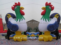 Divertida Mascota Inflable de Pollo con Cuello Largo para Fiestas y Eventos de Carnaval
