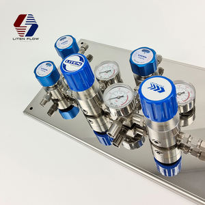 Régulateur de gaz semi-automatique à 2 cylindres, tout en acier inoxydable 316L pour gaz haute pureté 6.0N - Product Image 3