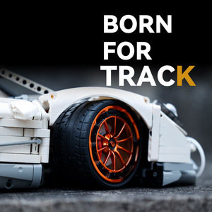 <span class=keywords><strong>KBOX</strong></span> 10549 ยูโทเปีย ซูเปอร์คาร์ รถสปอร์ต ชุดประกอบแบบจำลองเทคนิค 1:8 ของเล่น DIY สำหรับเด็ก ของขวัญ ตัวต่อบล็อก ชุด 4719 ชิ้น - Product Image 5