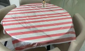 Thuận tiện dùng một lần nhựa bảng vải cuộn dễ dàng làm sạch không thấm nước PE hộ gia đình bảng Bìa thuận tiện sọc cuộn phim - Product Image 6