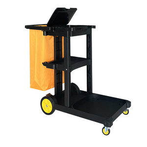 Carrito <span class=keywords><strong>de</strong></span> Limpieza Plegable Mini para Hotel, con Cubeta Plana <span class=keywords><strong>de</strong></span> Plástico para Fregar, Equipo <span class=keywords><strong>de</strong></span> Limpieza para el Hogar - Product Image 5