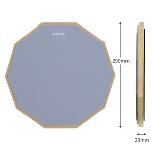 Factory Price 12 Inches Drum <strong>Practice</strong> <strong>Pad</strong> 2-Sided Silent Rubber Dumb Drum <strong>Pad</strong> for Kids and Beginners - Product Image 4