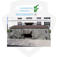 Double coffre-fort personnalisé vert vivant grande toile de camping médical catastrophe gonflable camping tactique tentes de secours