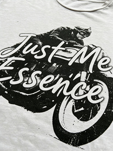 T-shirts surdimensionnés pour hommes à col rond et manches courtes de la marque HG Factory, logo personnalisé imprimé, t-shirt graphique vintage délavé et usé pour hommes - Product Image 4