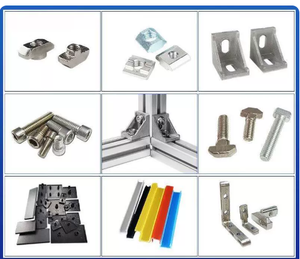 Wholesale High Quality 25 Shape T Slot Alu Alloy Square Tube Anodized <strong>Aluminum</strong> Extrusions <strong>Profile</strong> 2525 for Industrial DIY Frame - Product Image 3