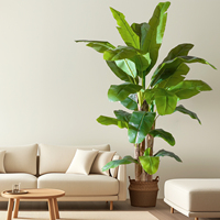Grand Arbre Bananier Artificiel en Plastique Haute Simulation, Végétation Artificielle de Haute Qualité pour la Maison, le Bureau et l'Hôtel