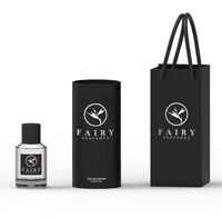 Flacon de parfum OEM personnalisé à épaule inclinée avec service d'emballage de luxe
