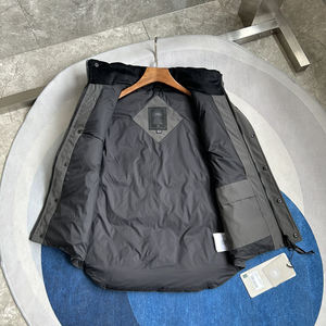 <span class=keywords><strong>Chaleco</strong></span> Ligero de Plumón para <span class=keywords><strong>Hombre</strong></span>, Estilo Canadiense, Impermeable, con Cuello Mao, Cierre de Cremallera, Color Gris, para Deportes Activos, Senderismo y Viajes - Product Image 5