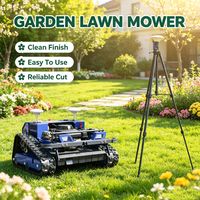 Tondeuse à gazon sur chenilles RC robuste avec lames résistantes à l'usure pour le défrichement des terrains sauvages