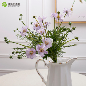 Ramo de Margaritas Artificiales, Flores de Seda Amarillas de Alta Simulación, Decoración para Bodas y Hogar, Accesorios de Fotografía - Product Image 3