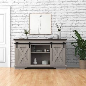 ชุดอุปกรณ์ประตูบานเลื่อนคู่ขนาด 6 ฟุต รุ่น Super Mini รูปตัว I สำหรับตู้ทีวีขนาดเล็ก ตู้เสื้อผ้า ตู้เก็บของ ติดตั้งง่ายด้วยสกรู - Product Image 2