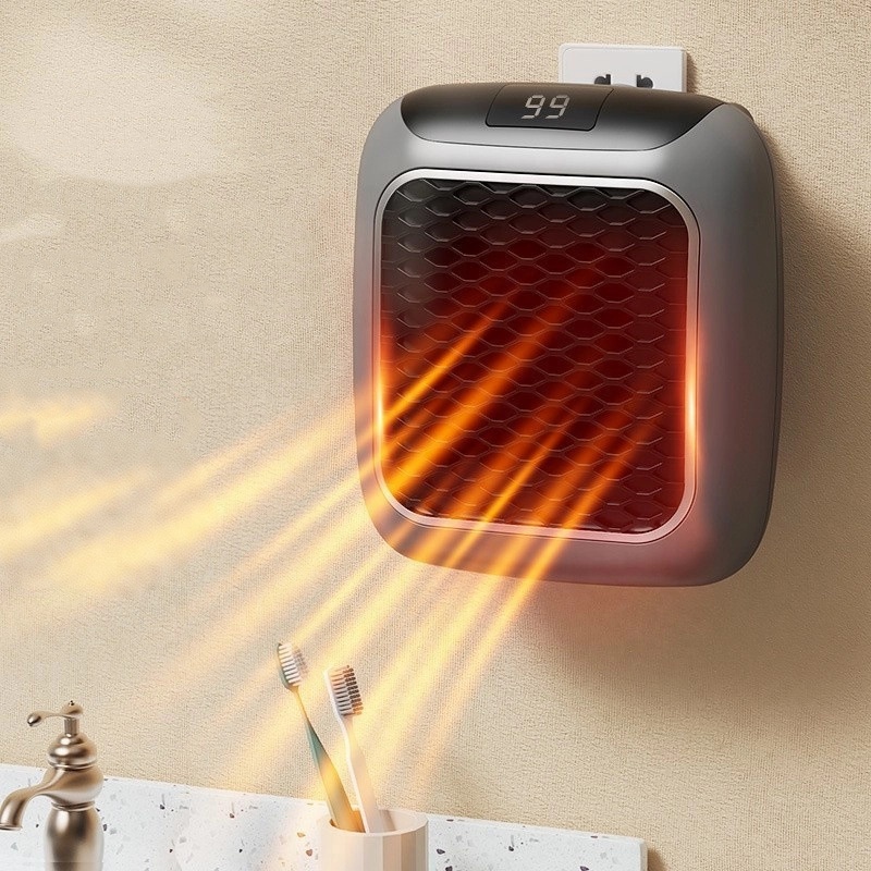 Smart Energy-saving Heater Small Household Heater Punch-free Design Electric Heater Portable Wall-mounted Warm air Blower