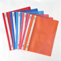 Dossier de classement A4 en plastique transparent multi-couleurs pour gestion de documents et contrats de bureau - Vente en gros usine