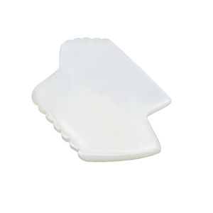 Best Selling Products Customize Natural <strong>White</strong> <strong>Jade</strong> <strong>Gua</strong> <strong>Sha</strong> Scraping Therapy Guasha Tools for Body Face Massage - Product Image 2