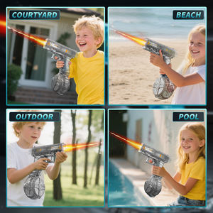 <span class=keywords><strong>2025</strong></span> Gluck V2 bambini spiaggia giocattolo di plastica all'aperto estate trasparente elettrico Mini acqua pistole di tiro per piscina con la luce - Product Image 4