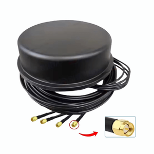 Antenne MIMO 5G 4x4 ports, antenne extérieure haute performance 600-6000 MHz, antenne patch à gain élevé 12 dBi - Product Image 1