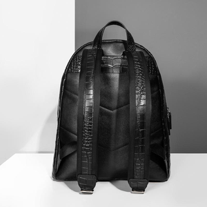 Todos los días <span class=keywords><strong>mochila</strong></span> Explorer <span class=keywords><strong>mochila</strong></span> de moda de cuero de cocodrilo de gran capacidad <span class=keywords><strong>mochila</strong></span> - Product Image 2