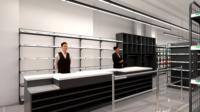 Ensemble d'ameublement intégré pour supermarché, adapté à l'ouverture de nouveaux magasins et à la rénovation de magasins