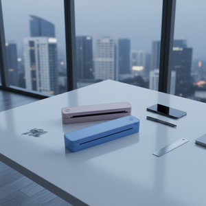 Impresora Térmica Portátil Mini Bluetooth ZJ A403 Tamaño A4, Impresora sin Tinta para Documentos en Blanco y Negro, Compatible con Papel Tamaño Carta de EE. UU. - Product Image 1