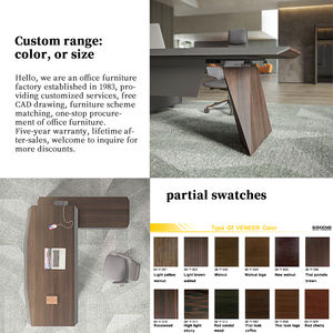 Muebles de oficina de alta gama, elevador eléctrico de pie, escritorio ejecutivo de altura ajustable, escritorio de lujo boss - Product Image 6