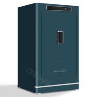 Coffre-fort électronique intelligent CEQSAFE en acier pour la maison avec serrure à empreinte digitale pour le stockage domestique et ouverture à distance via l'application TUYA