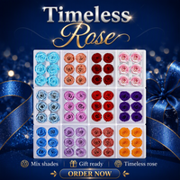 Têtes de roses éternelles séchées en gros de 5-6 cm pour la décoration de mariage, roses éternelles, matériaux décoratifs DIY
