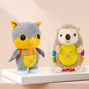 Muñeca de felpa electrónica de lujo para bebé, juguete prenatal de cuna con música, nuevo diseño, 2022 - Product Image 1