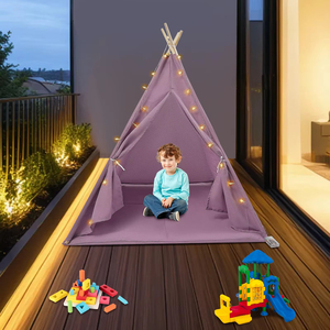 Enfants intérieur extérieur dormir fête <span class=keywords><strong>jardin</strong></span> quatre pôles enfant indien enfants <span class=keywords><strong>tipi</strong></span> tente - Product Image 4