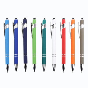 CCH Customized LOGO creative colored metal push-button neutral <b>pen</b> round <b>pen</b> - Product Image 6