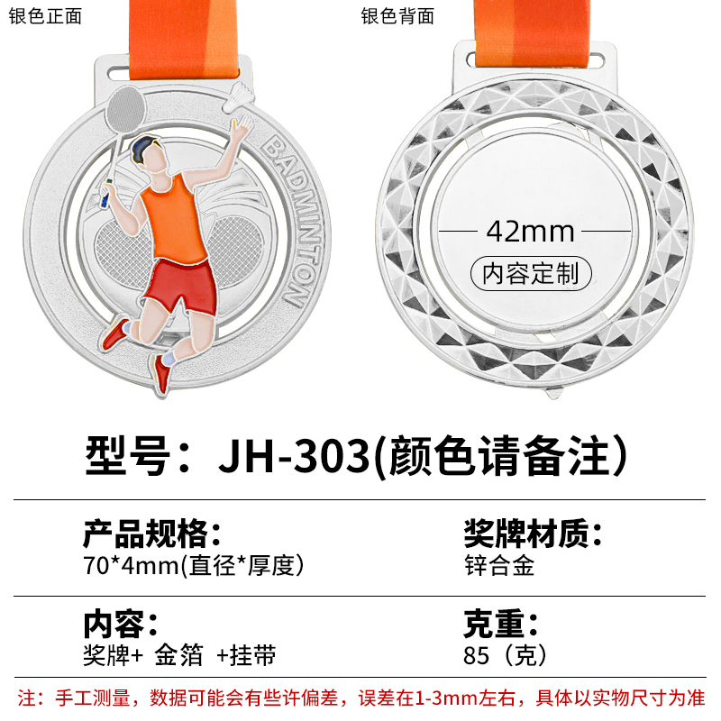 Badminton-médaille d'argent