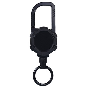 In-stock outdoor magnetic carabiner buckles, anti-loss and anti-theft, fishing lure metal wire <b>rope</b>, high rebound easy-pull - Product Image 4