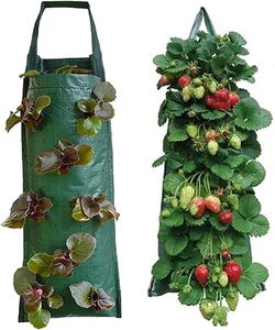 Sacs de culture pour plantes respirantes suspendues à l'envers Sacs de culture pour <span class=keywords><strong>fraises</strong></span> avec 8 poches Sac de plantation de légumes pour fleurs - Product Image 1