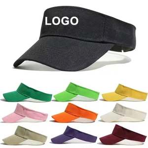 Gorra de Visera Deportiva de Algodón para Hombre y Mujer, Personalizada con Logotipo, para Exteriores, 2024 - Product Image 1
