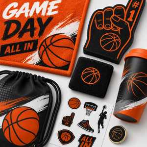Kit de Regalo Personalizado para Fanáticos del Baloncesto, Paquete de Artículos Promocionales para Eventos Deportivos OEM ODM con Toalla y Taza - Product Image 3