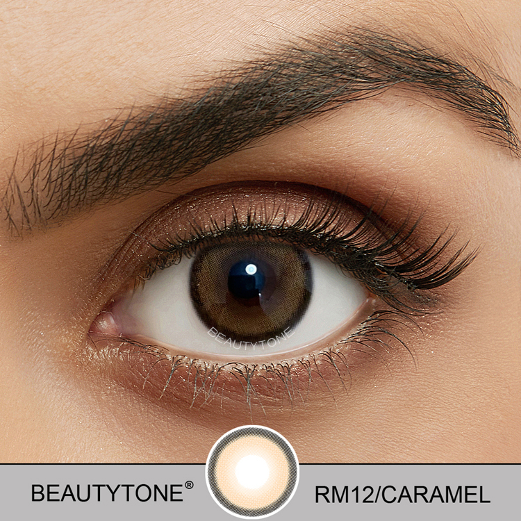 Красочные романтические карамельные контактные линзы BeautyTone для глаз, 14,2 мм, оптовая продажа на год