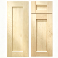 Portes de cuisine en bois massif avec panneaux décoratifs et corps de meuble en contreplaqué – Remplacement pour portes de cuisine