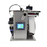 Applicateur d'étiquettes semi-automatique à aspiration pour surfaces planes, pour boîtes en carton, bouteilles, bouchons, codes QR, codes-barres, machine d'étiquetage
