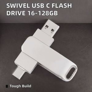 Memoria USB 2.0 Tipo C Multifunción de Alta Velocidad, Metálica, Nueva, 32GB, 2 en 1, Sin Encriptación, Molde Privado, 1 Año de Garantía, CN/GUA - Product Image 2
